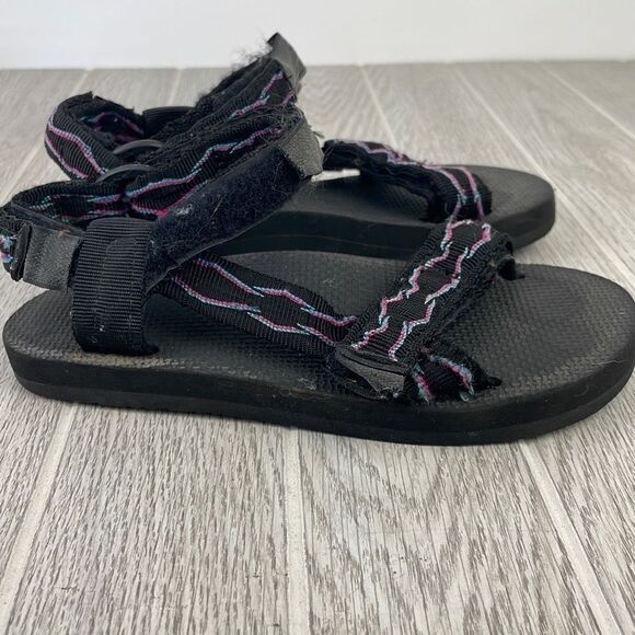 Fibus Womens Hiking Sport Sandals Strap Black Multicolor Size 5 - Picture 4 of 8